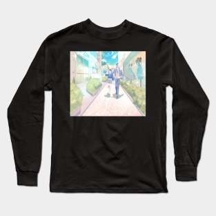 Furina and Neuvillette Stroll Around Town v.2 | Genshin Impact Long Sleeve T-Shirt